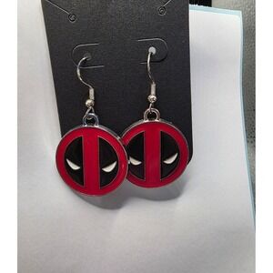 Deadpool Earrings Handmade Hypoallergenic BUNDLE & Save Marvel Comics Deadpool